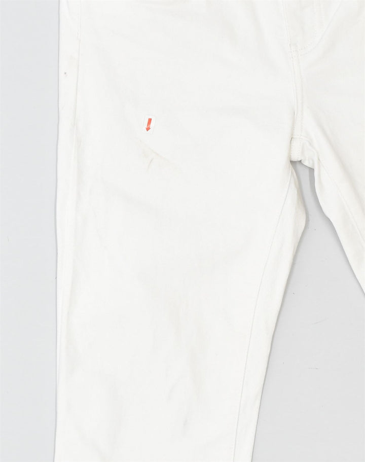MASSIMO DUTTI Womens Mid Rise Slim Cropped Jeans EU 40 Medium W30 L26 White | Vintage Massimo Dutti | Thrift | Second-Hand Massimo Dutti | Used Clothing | Messina Hembry 