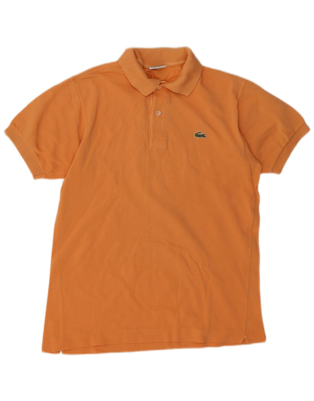 Ανδρικό μπλουζάκι πόλο Lacoste, μέγεθος 3, μικρό πορτοκαλί βαμβακερό