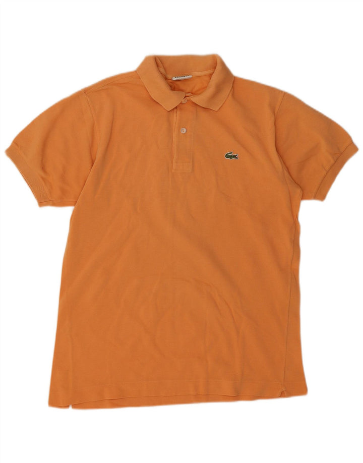 Ανδρικό μπλουζάκι πόλο Lacoste, μέγεθος 3, μικρό πορτοκαλί βαμβακερό