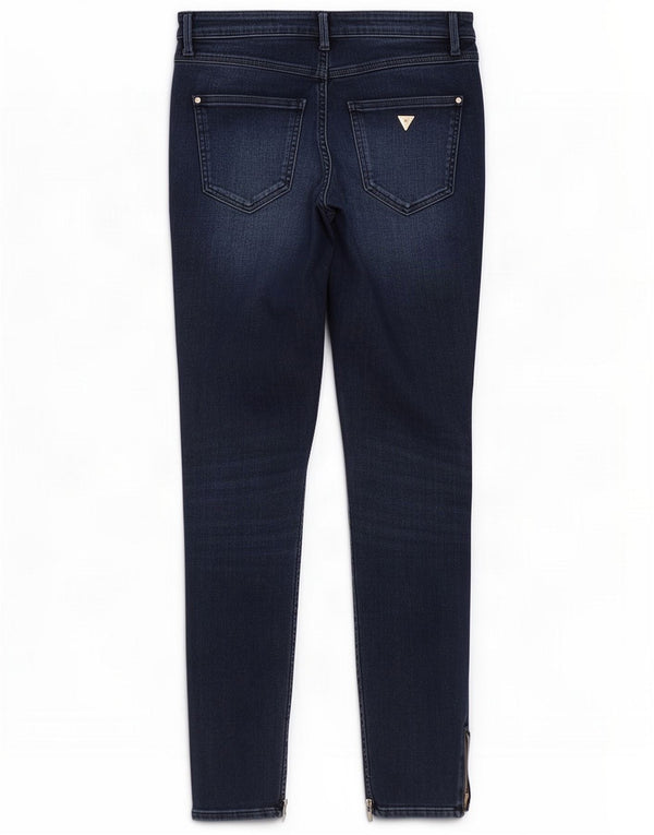 Guess Γυναικεία Skinny Jeans UK 10 W28 L28 Blue Cotton