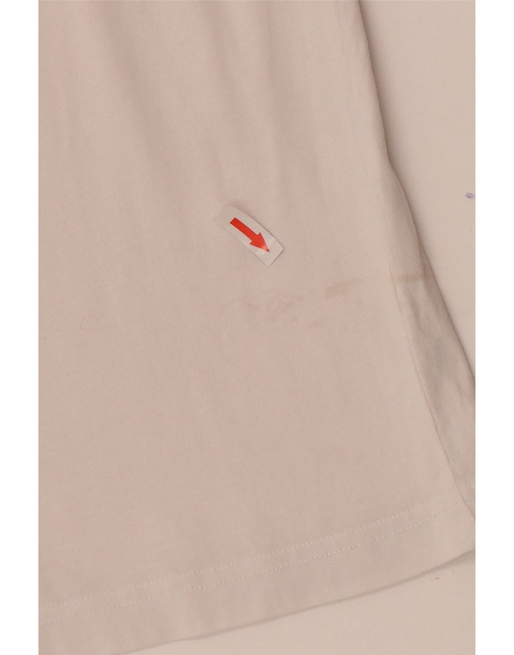 Ανδρικό γραφικό T-Shirt Calvin Klein Τοπ μεσαίο λευκό βαμβακερό