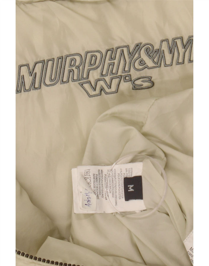 MURPHY & NYE Γυναικείο Gilet UK 14 Medium Off White Πολυαμίδιο