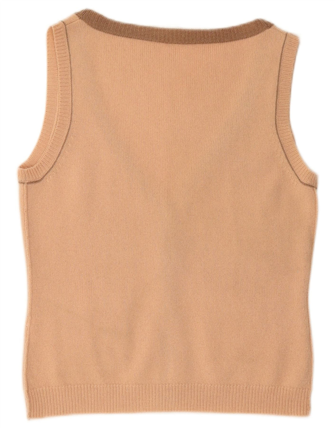 SCHUMACHER Γυναικείο αμάνικο πουλόβερ ζακέτα UK 14 μεγάλο ροζ μαλλί