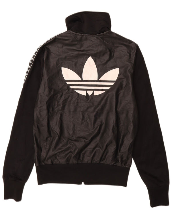 Γυναικεία αθλητική φόρμα Adidas Top Jacket UK 14 Large Black Polyester