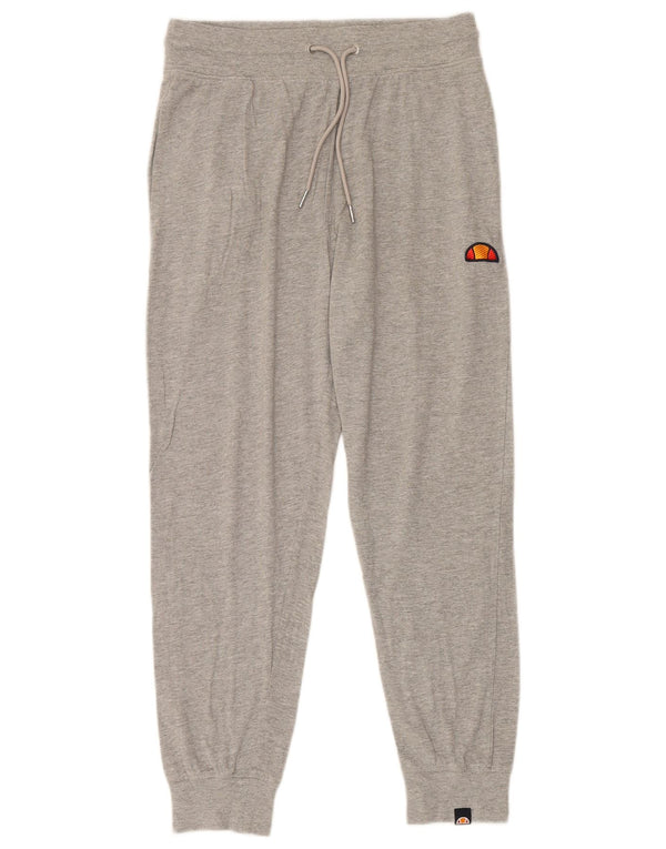 ELLESSE Mens Tracksuit Trousers Joggers Medium  Grey Cotton