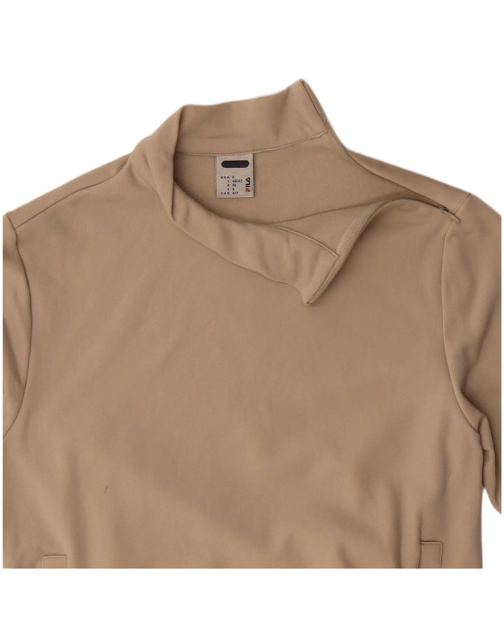 Fila Γυναικείο Φούτερ με φερμουάρ Jumper UK 10 Small Beige