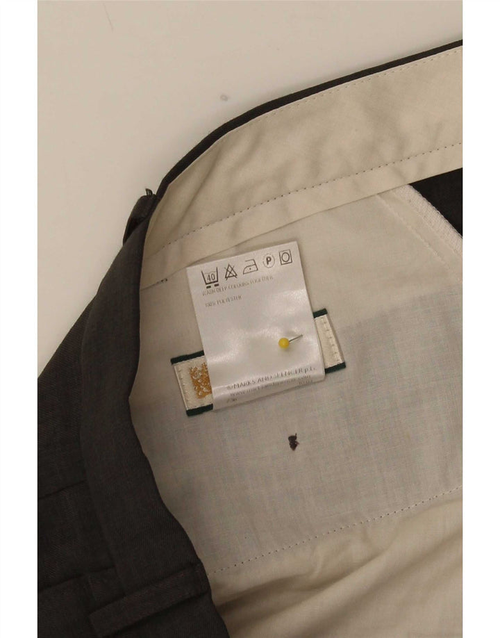 Marks & Spencer Ανδρικό παντελόνι casual W40 L29 Grey Polyester