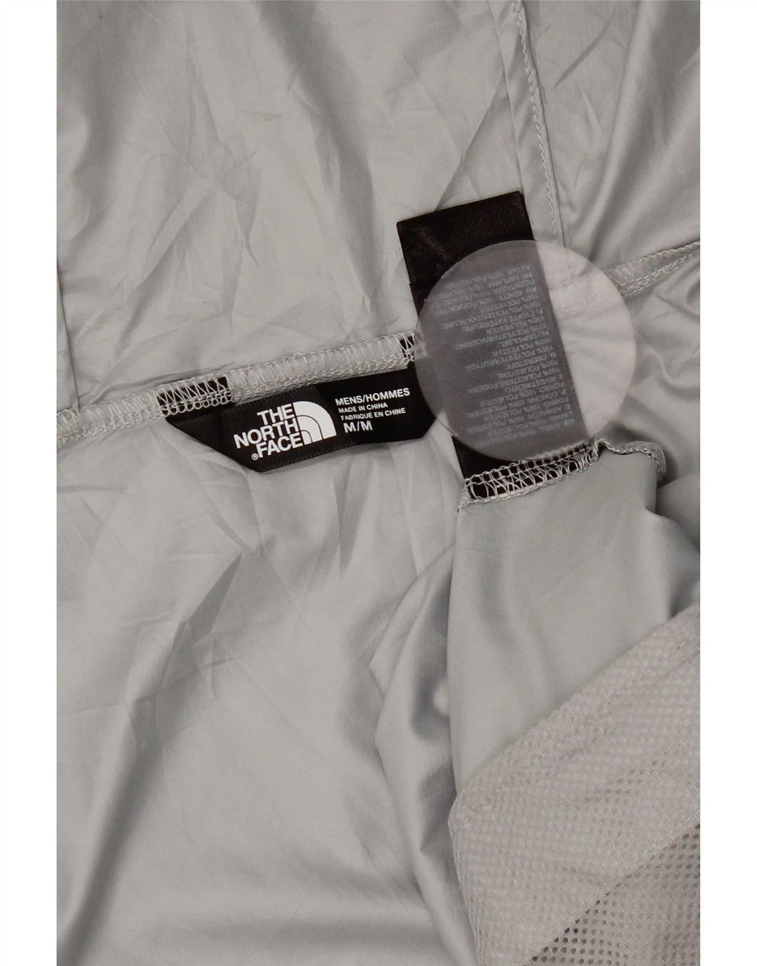 Ανδρικό μπουφάν βροχής με κουκούλα North Face UK 38 Medium Grey Polyester