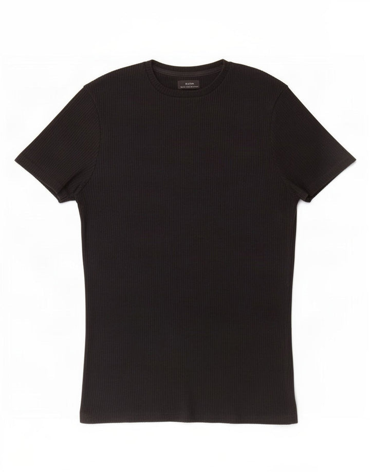 Zara Ανδρικό T-Shirt Top Large Μαύρο