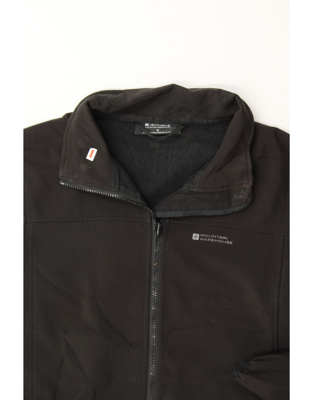 MOUNTAIN WAREHOUSE Mens Tracksuit Top Jacket Medium Black Polyester Vintage Mountain Warehouse and Second-Hand Mountain Warehouse from Messina Hembry 
