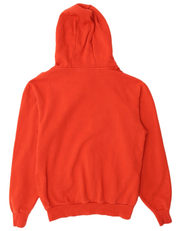 Ellesse γυναικείο γραφικό φαρδύ κουκούλα UK 12 μεσαίο κόκκινο βαμβακερό