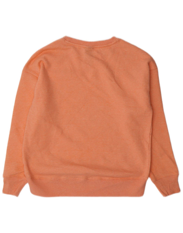 NEW BALANCE Γυναικεία φούτερ μεγάλου μεγέθους Jumper UK 10 Small Orange Flecked