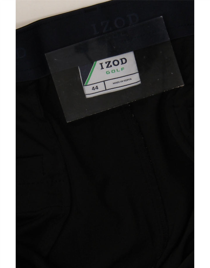 IZOD Mens Cargo Shorts W44 2XL Black Vintage Izod and Second-Hand Izod from Messina Hembry 