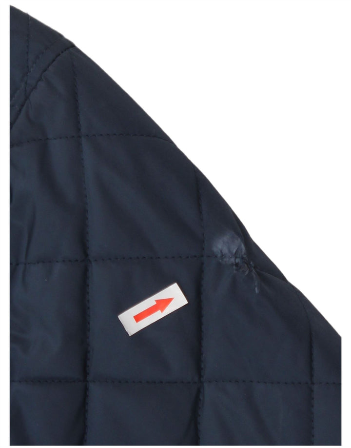 Ανδρικό καπιτονέ μπουφάν Crew Clothing UK 42 XL Navy Blue Polyester