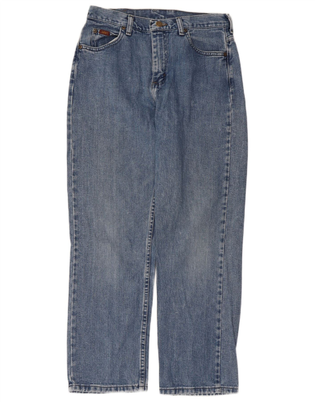 Lee Γυναικείο Petite Straight Jeans US 6 Medium W28 L28 Blue Cotton