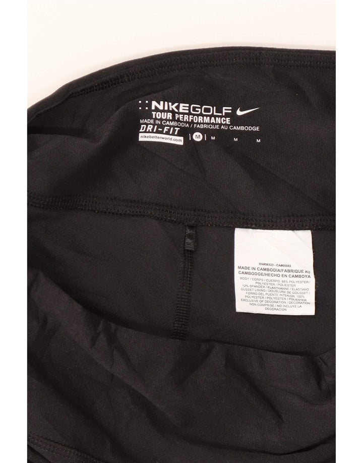 Γυναικεία κολάν Nike Dri Fit Capri UK 12 μεσαίου μαύρου πολυεστέρα
