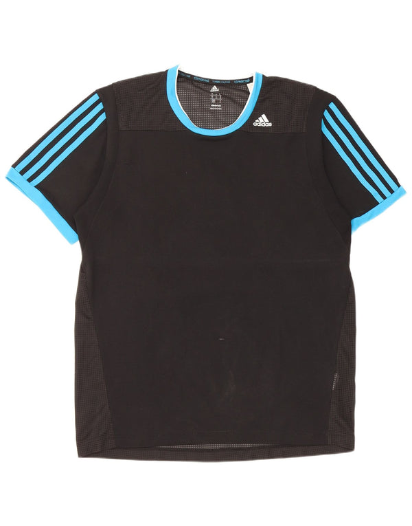 Ανδρικό T-Shirt Adidas Climacool Top Medium Μαύρο