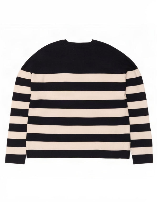 Marks & Spencer Γυναικείο πουλόβερ με λαιμόκαυστο UK 16 Large Navy Blue