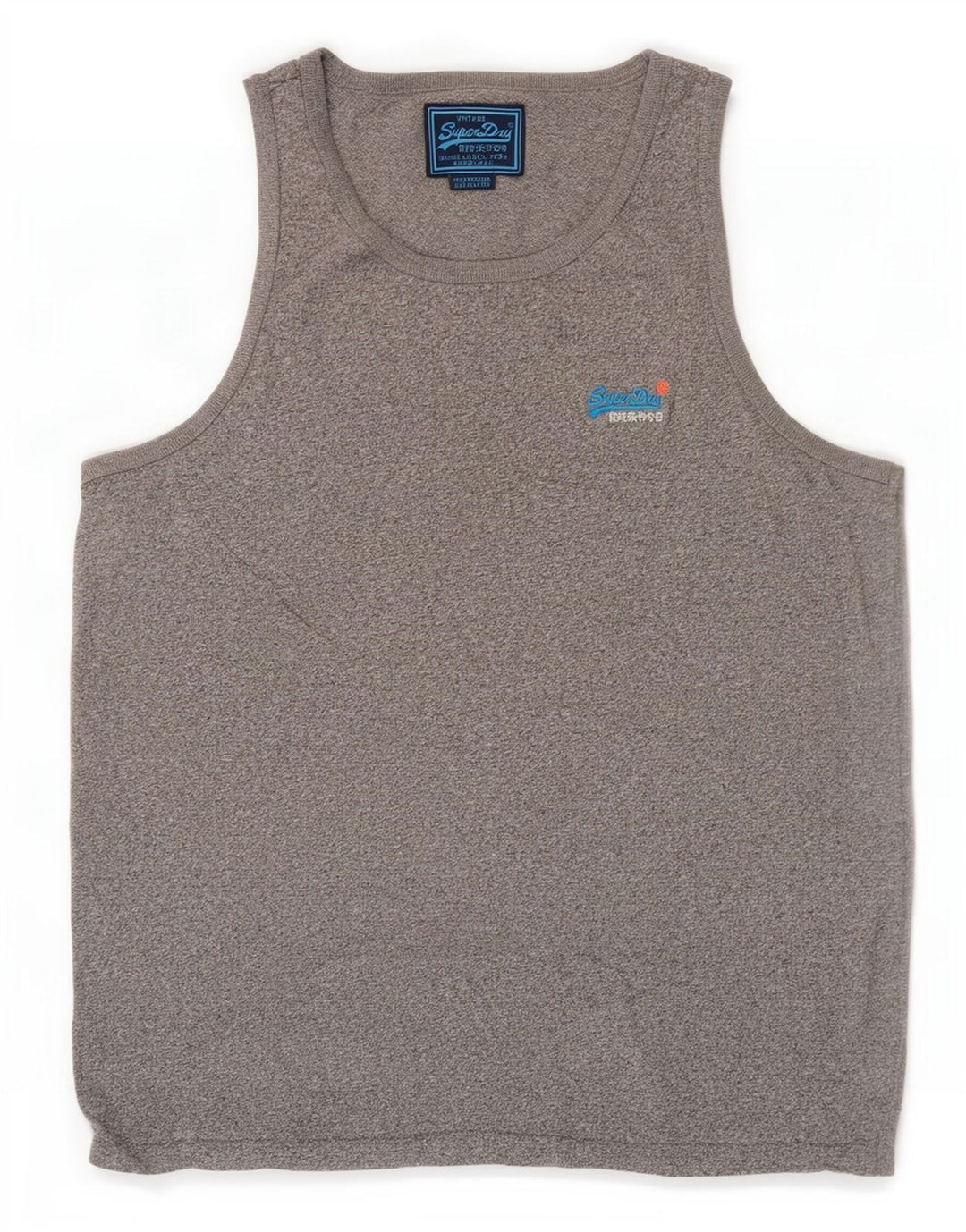Ανδρικό γιλέκο Superdry 2XL, βαμβακερό μπλε φλύκταινα