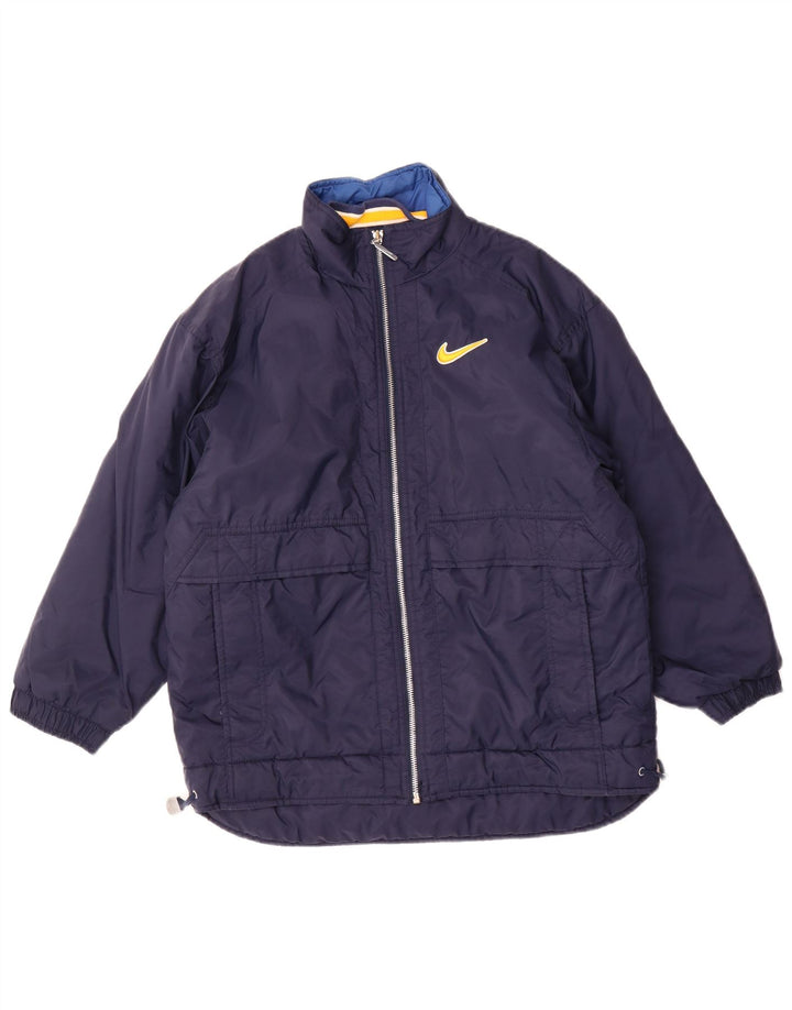 Μπουφάν Nike Boys Graphic με επένδυση 10-11 ετών Medium Navy Blue Nylon