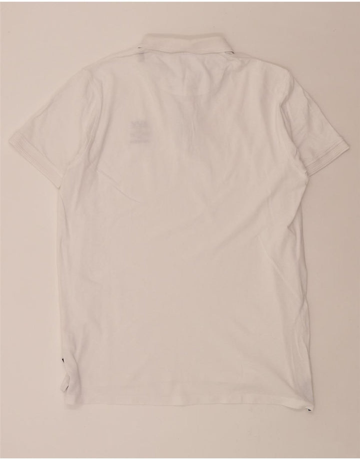 AVIREX Mens Polo Shirt 2XL White Cotton