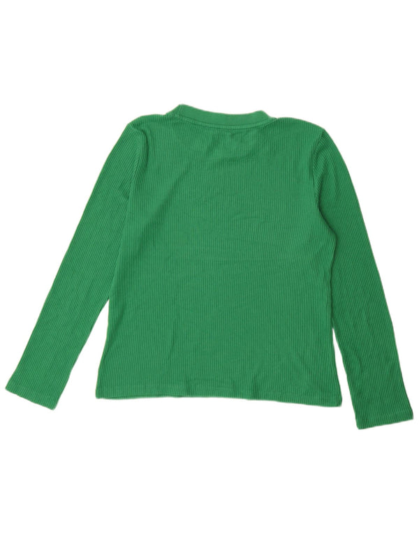Γυναικείο τοπ ZARA μακρυμάνικο UK 14 Medium Green