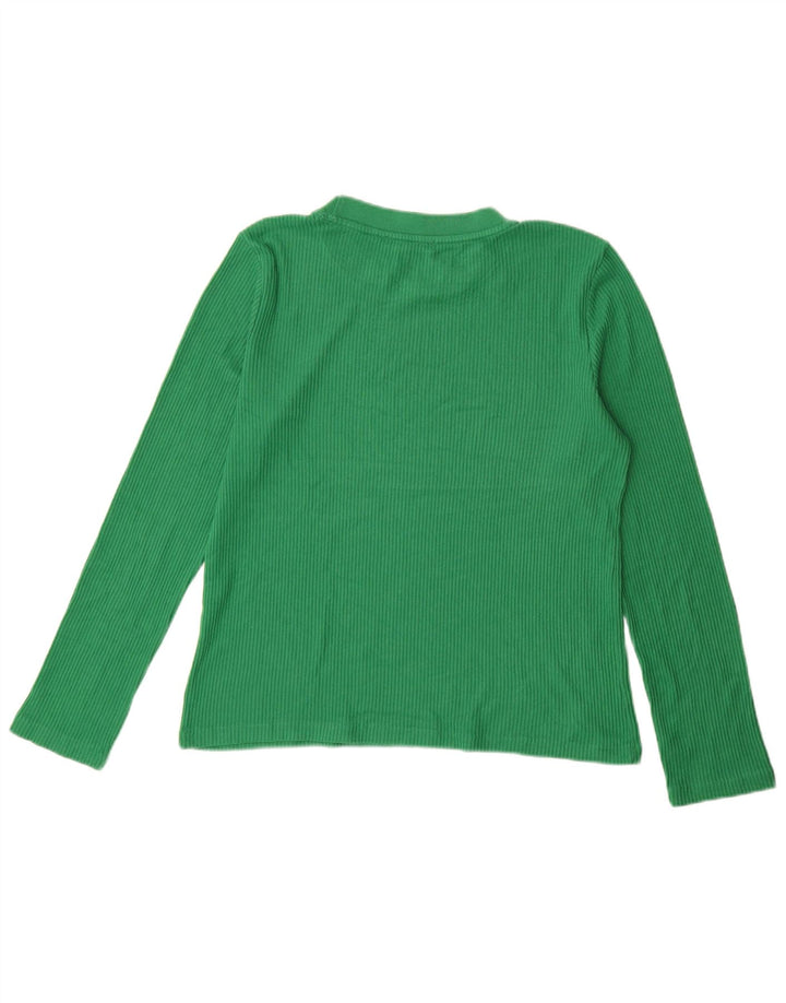 Γυναικείο τοπ ZARA μακρυμάνικο UK 14 Medium Green