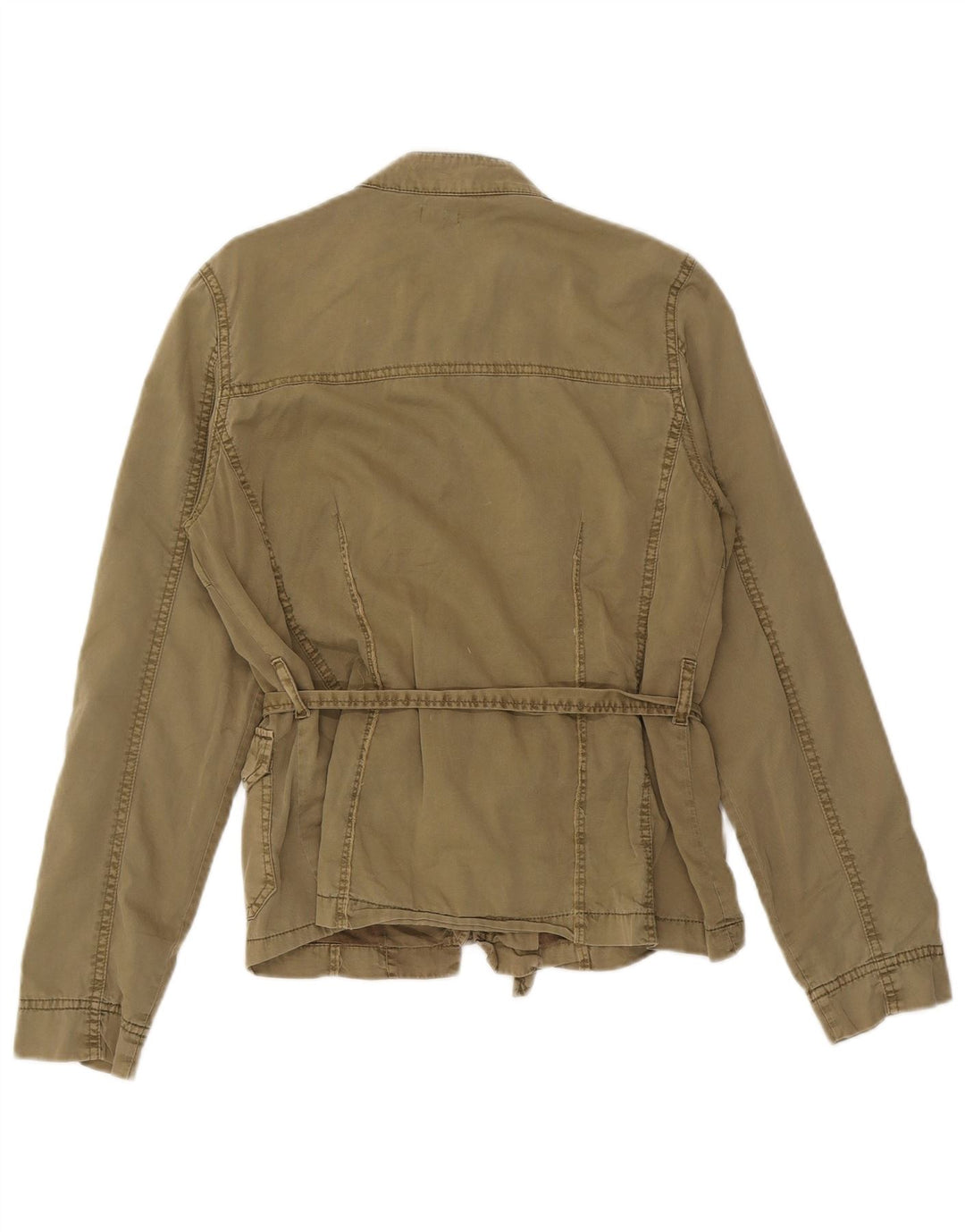 Oasis Γυναικείο Utility Jacket UK 14 Medium Khaki Cotton