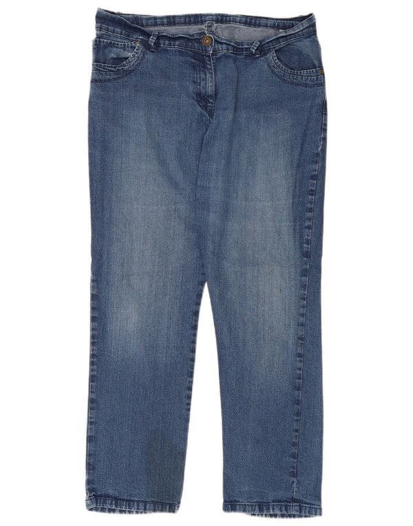 Ανδρικά ίσια τζιν Marks & Spencer UK 16 Large W34 L27 Blue Cotton