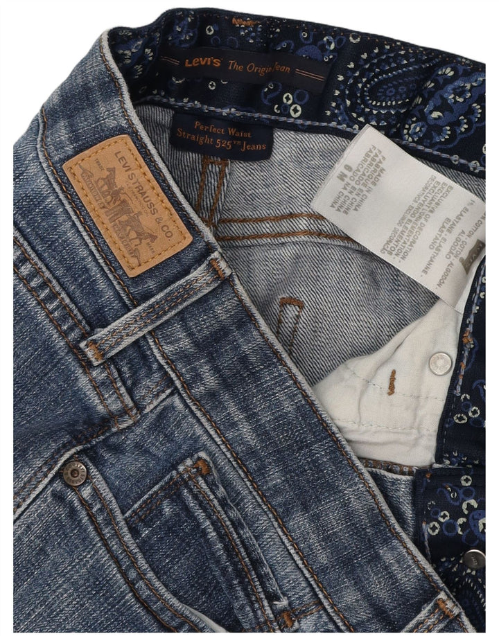 LEVI'S Γυναικείο τζιν 525 ίσιο US 6 Medium W28 L31 Μπλε βαμβακερό