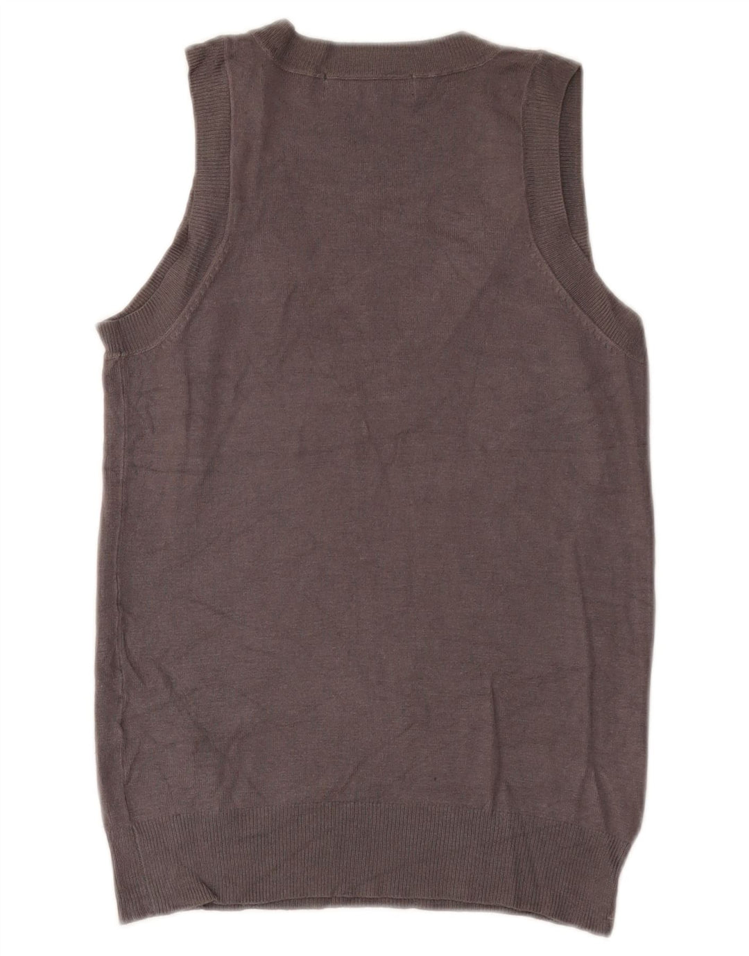 Zara Γυναικείο Γιλέκο Tank Top UK 12 Medium Grey Viscose