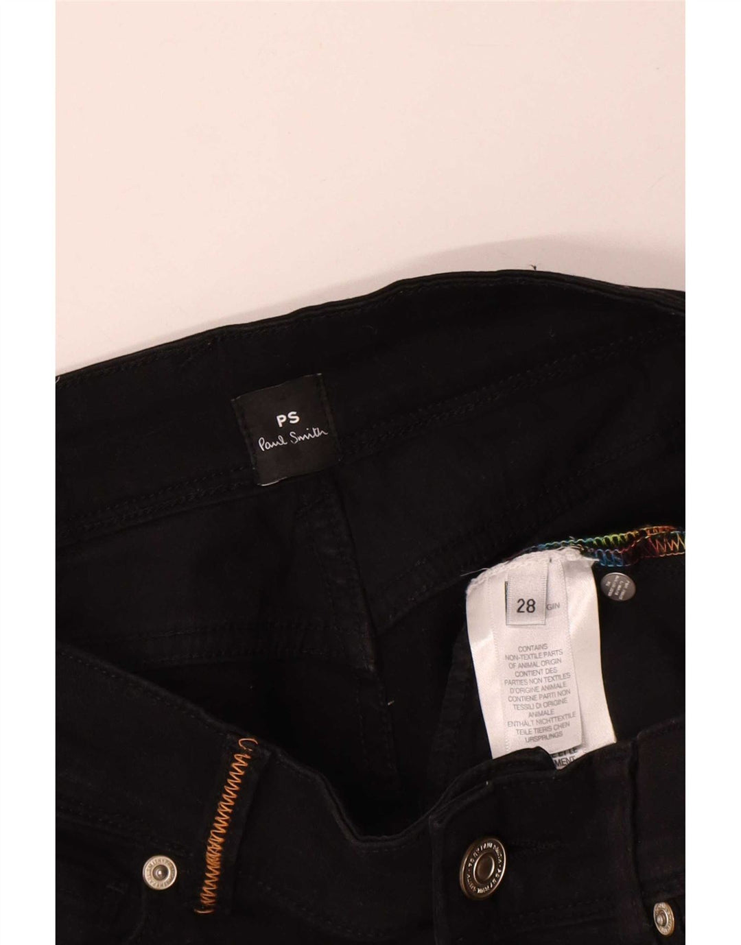 Paul Smith Γυναικείο Cropped Jeans W28 L24 μαύρο βαμβακερό