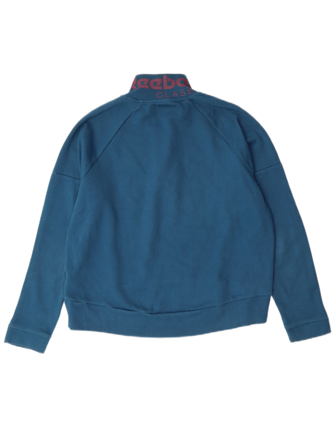 Γυναικείο γραφικό φούτερ μεγάλου μεγέθους REEBOK UK 8/10 Small Blue