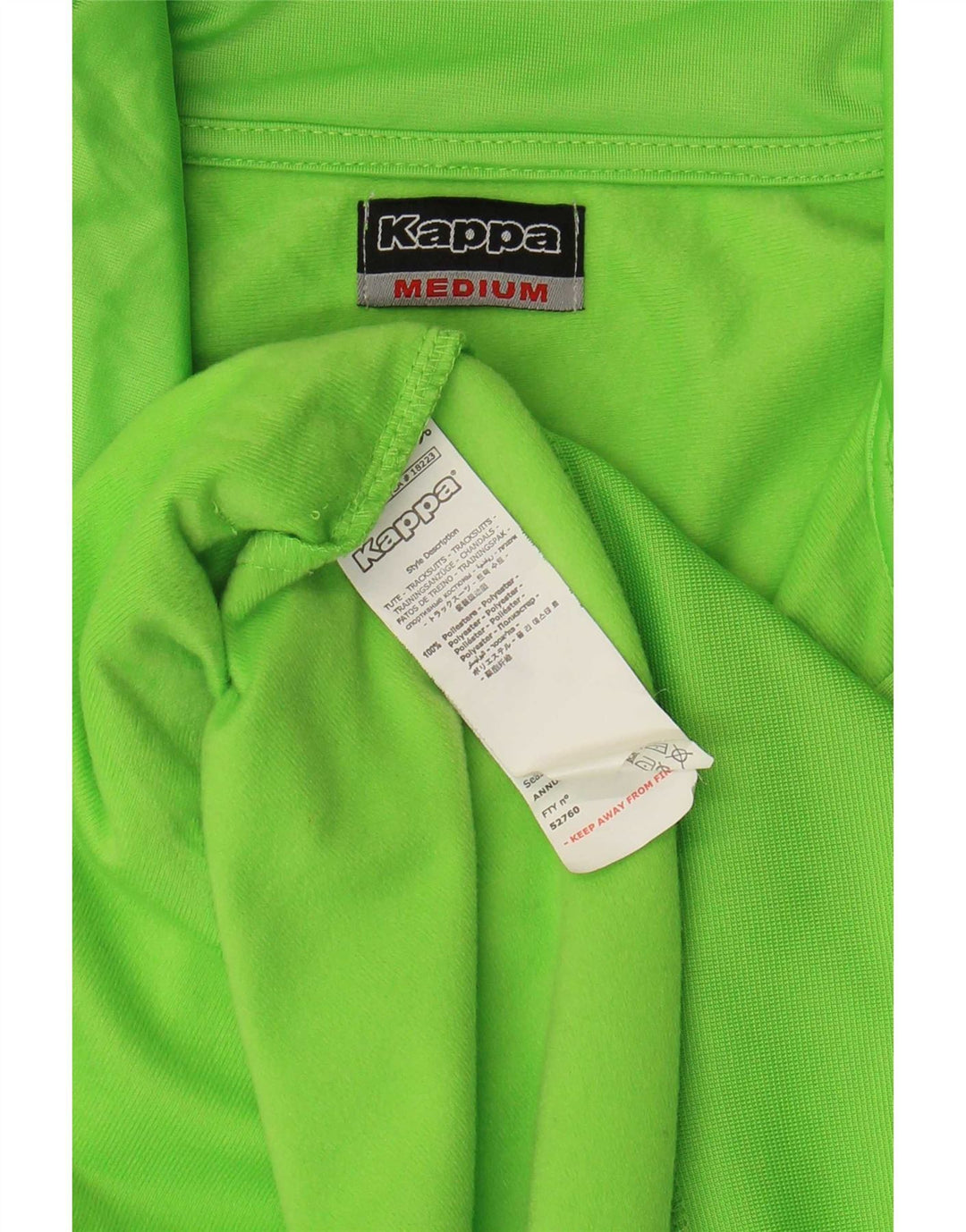 Ανδρική φόρμα Kappa Top Jacket Μεσαίου πράσινου χρώματος πολυεστέρας