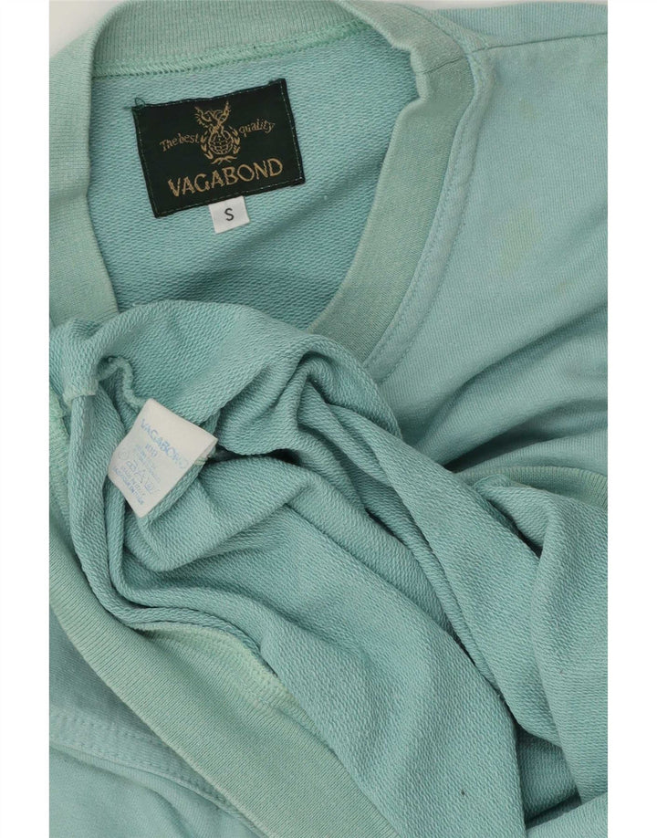Vagabond Γυναικεία γραφικά υπερμεγέθη φούτερ Jumper UK 10 Small Turquoise