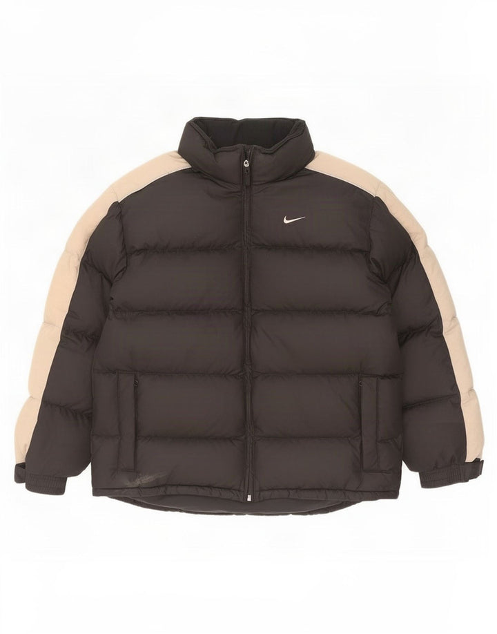 Μπουφάν Nike Boys με επένδυση 13-14 Years XL Black Colorblock Polyester