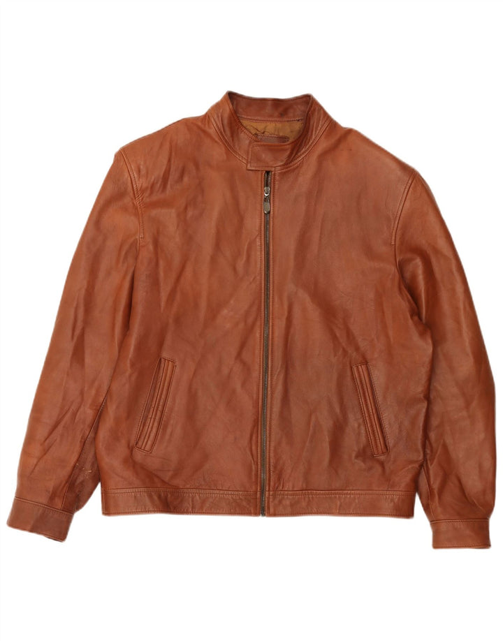 Vintage Ανδρικό Δερμάτινο Μπουφάν UK 42 XL Καφέ