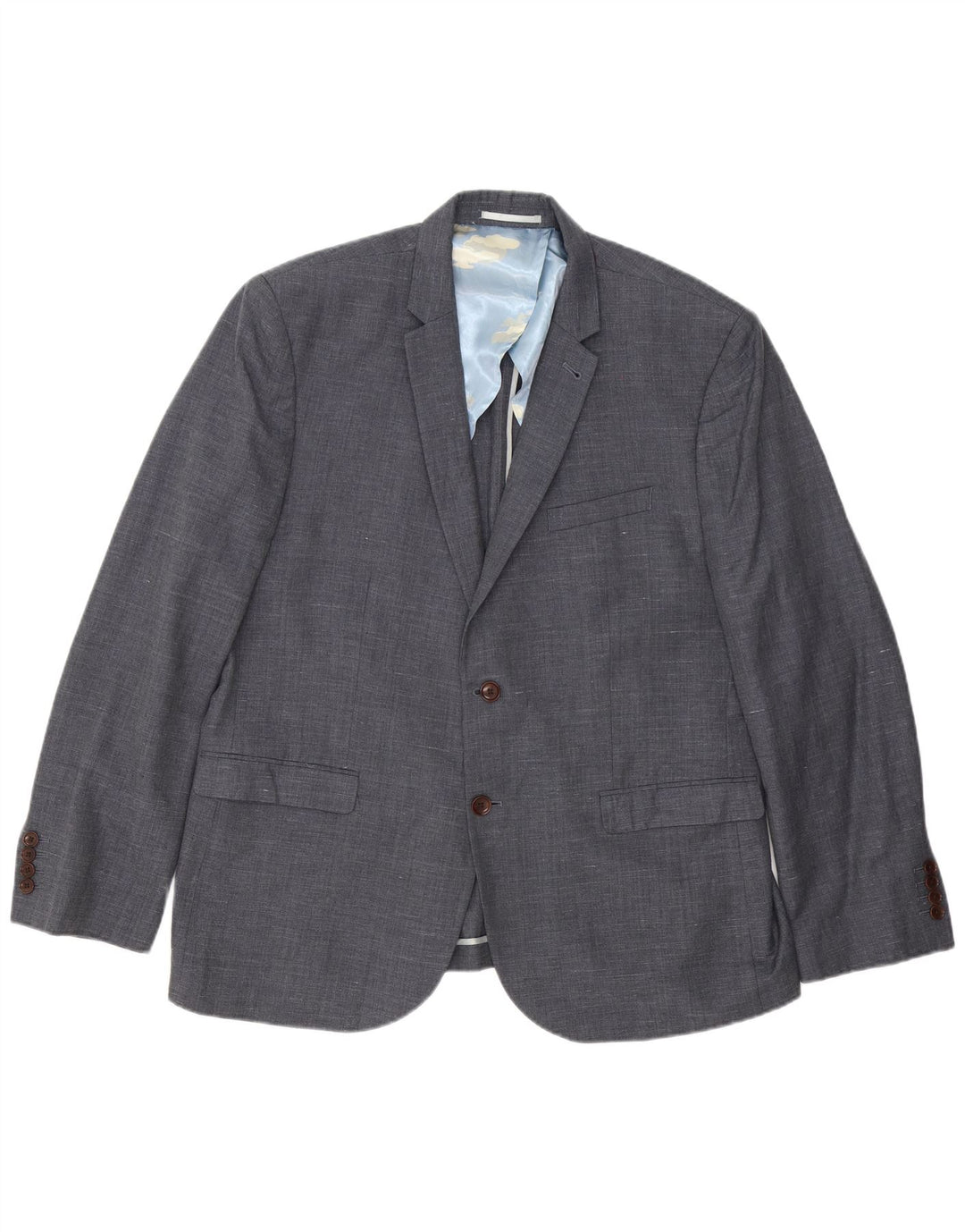 Joules Ανδρικό σακάκι σακάκι με 2 κουμπιά UK 48 4XL με γκρι μαλλί