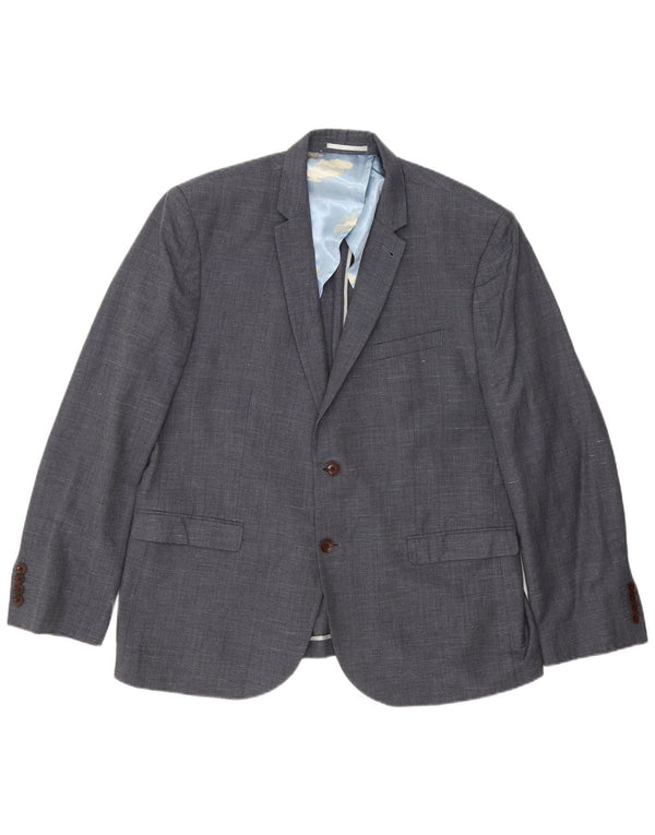 Joules Ανδρικό σακάκι σακάκι με 2 κουμπιά UK 48 4XL με γκρι μαλλί