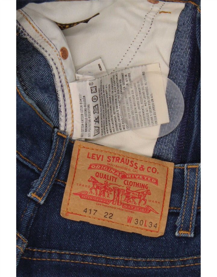Levi's Mens 417 Bootcut Jeans W30 L34 Μπλε βαμβακερό