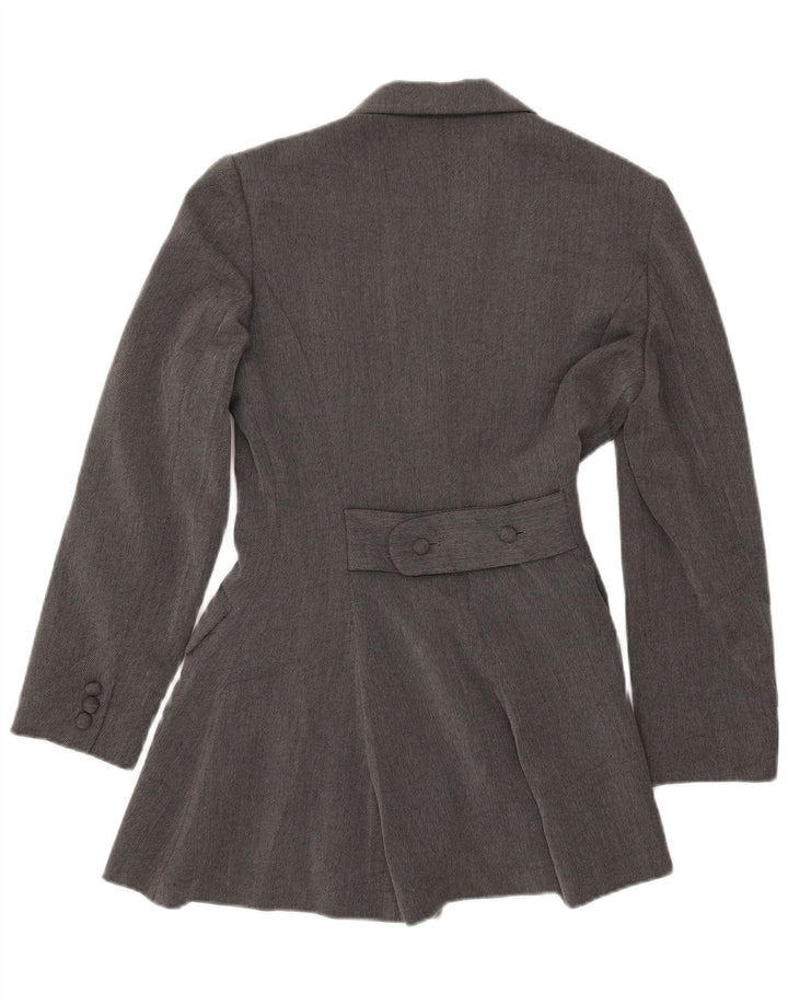 SPORTSTAFF Γυναικείο Longline τζάκετ 4 κουμπιών Blazer IT 44 Medium Grey