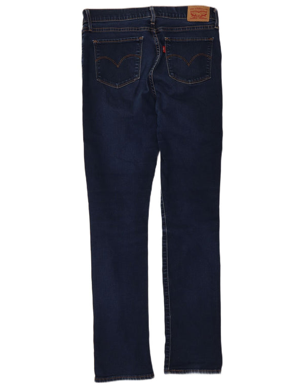 Levi's Womens 314 Shaping Straight Jeans W31 L32 Μπλε βαμβακερό