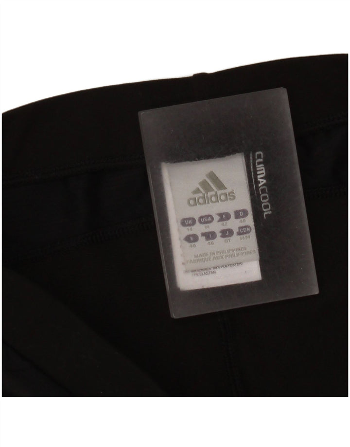 Adidas Γυναικείο Climacool αθλητικό σορτς UK 14 μεσαίο μαύρο πολυεστέρα