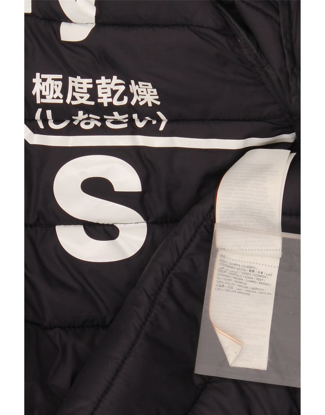 Superdry Ανδρικό μπουφάν με επένδυση UK 36 Small Navy Blue Nylon