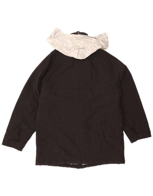 Ανδρικό μπουφάν αντιανεμικό με κουκούλα Allegri UK 40 μεγάλο μαύρο χρώμα