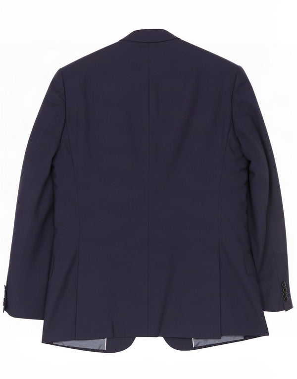Reiss Ανδρικό σακάκι σακάκι με 1 κουμπί UK 38 Medium Navy Blue Wool
