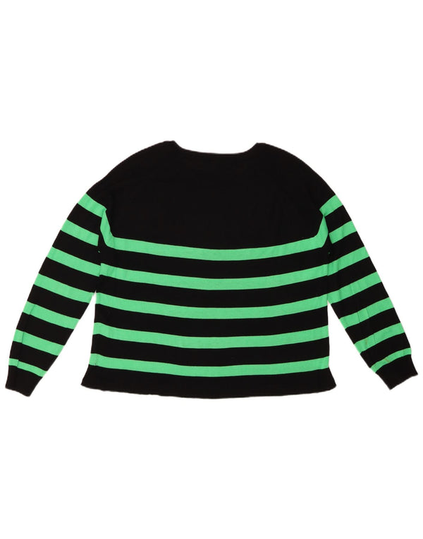 Zara Γυναικείο πουλόβερ με λαιμόκαυστο UK 10 Small Black Ride Viscose