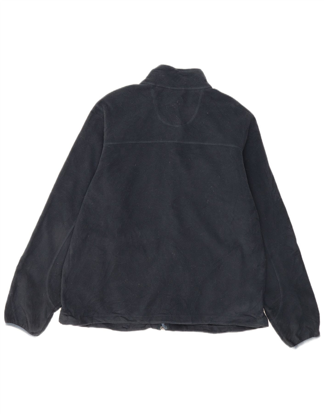 L.L.Bean Ανδρικό Fleece Jacket UK 40 Large Navy Blue Polyester