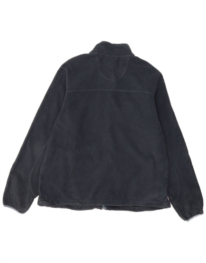 L.L.Bean Ανδρικό Fleece Jacket UK 40 Large Navy Blue Polyester