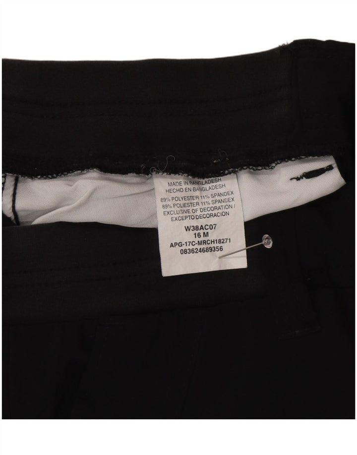 Lee Womens Raiders Cargo Capri Παντελόνι US 16 2XL W34 L20 Μαύρο Πολυεστέρας